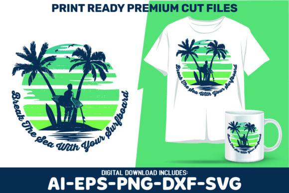Review: Break the Sea with Your Surfboard SVG for Embroidery