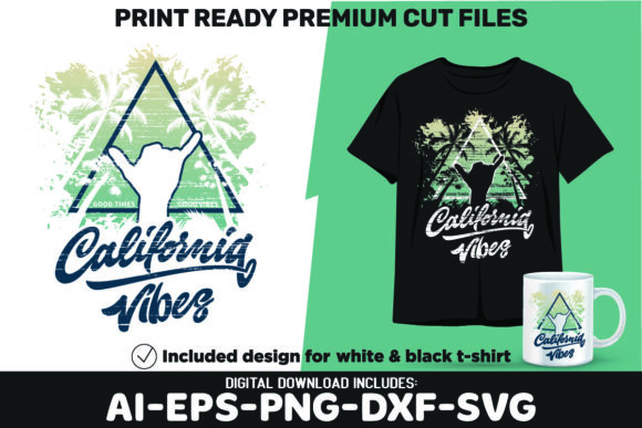 Review: California Vibes SVG PNG Sublimation for Embroidery