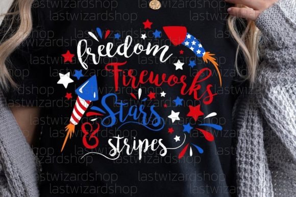 Review: Freedom Fireworks Stars Svg for 4th of July