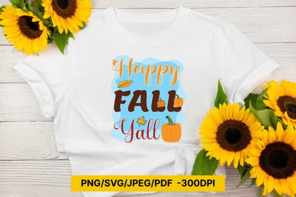 Review: Happy Fall Y all Sublimation PNG for Embroidery Projects