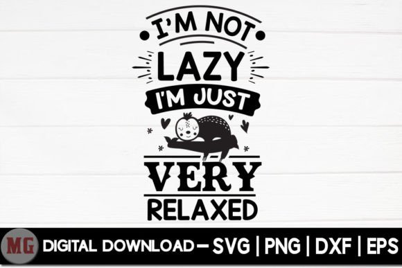 Review: I'm Not Lazy, Just Relaxed SVG for Embroidery