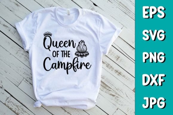 Review: Queen of the Campfire Camping SVG for Embroidery