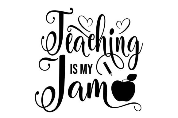 Review: Teaching is My Jam SVG for Embroidery Projects