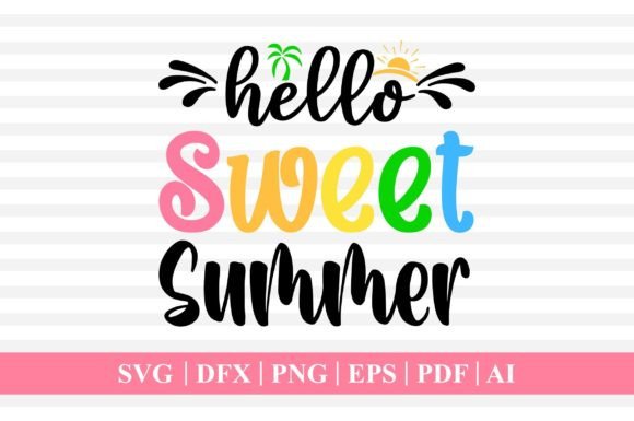 Reviewing Hello Sweet Summer SVG for Embroidery Projects