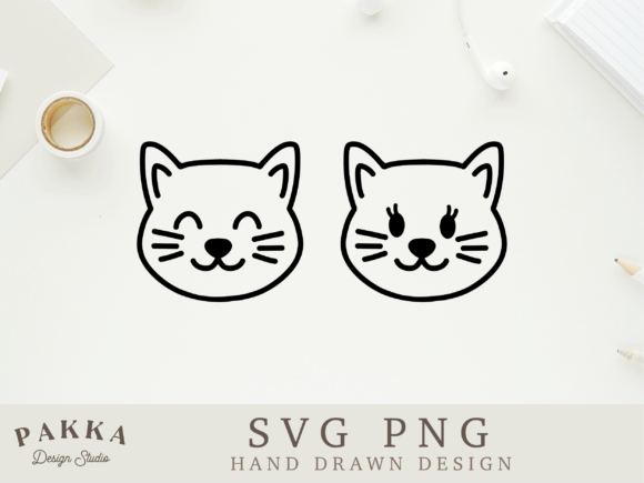 Reviewing Kawaii Cat Face Outline Svg Png for Embroidery